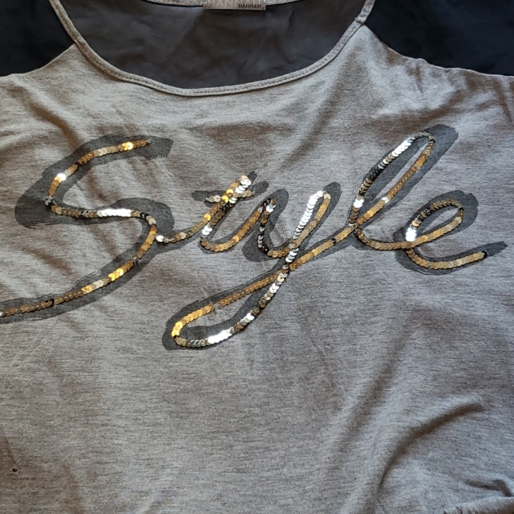 Top crop style . And a little sparkle.